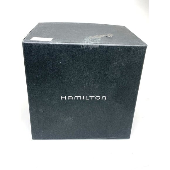 Hamilton Watch Presentation Black Cardboard Box Display Empty - Picture 2 of 9